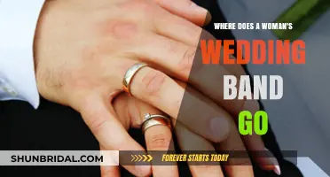 Where Does a Woman's Wedding Band Go: A Guide to Ring Placement