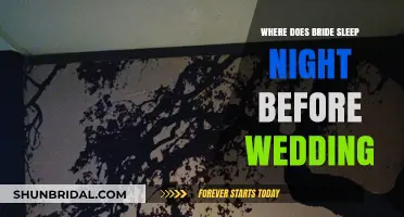 Where Should the Bride Sleep the Night Before Her Wedding?
