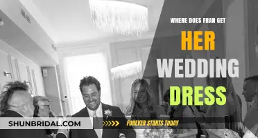 Fran's Wedding Dress: Where Did She Get It?