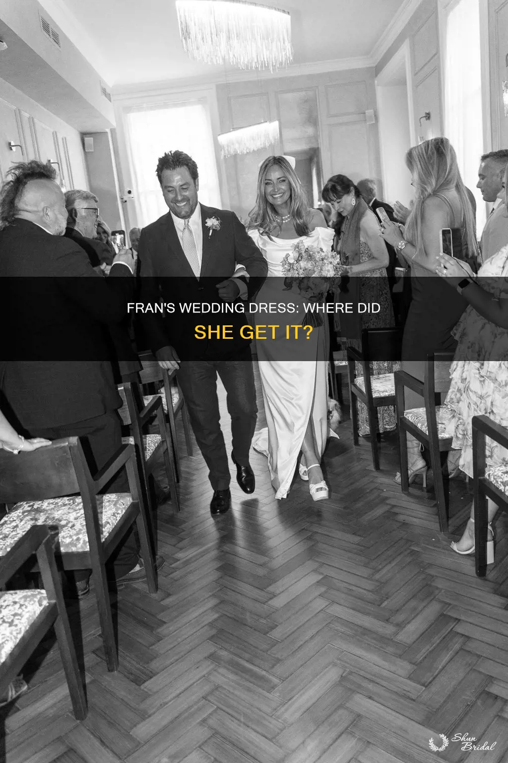 where does fran get her wedding dress