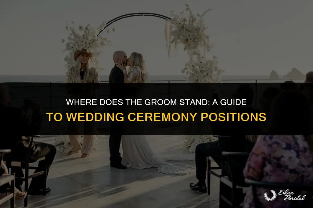where does groom stand