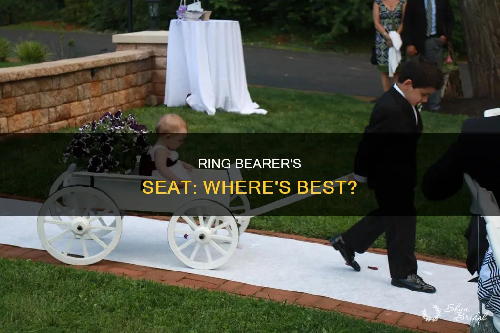 where does ring bearer sit