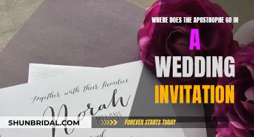 The Apostrophe's Place: Wedding Invitation Wording