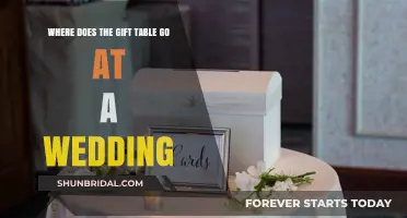 Perfect Placement: Where to Position Your Wedding Gift Table
