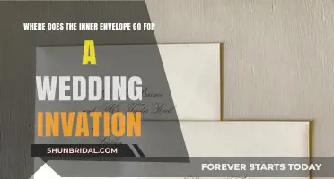 Wedding Invitation Etiquette: Proper Placement of the Inner Envelope