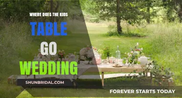 Where to Place the Kids Table at Your Wedding Reception