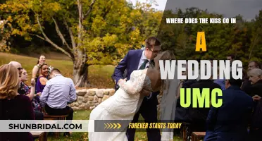 UMC Wedding Traditions: The Role and Placement of the Kiss