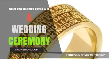 Incorporating the Lord's Prayer in Your Wedding Ceremony: A Guide