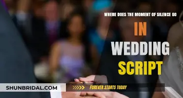 Honoring the Moment of Silence in Your Wedding Script: Placement Tips