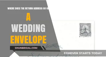 Return Address Etiquette for Wedding Envelopes