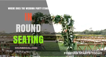 Round Seating Arrangements: Where Should the Wedding Party Stand?