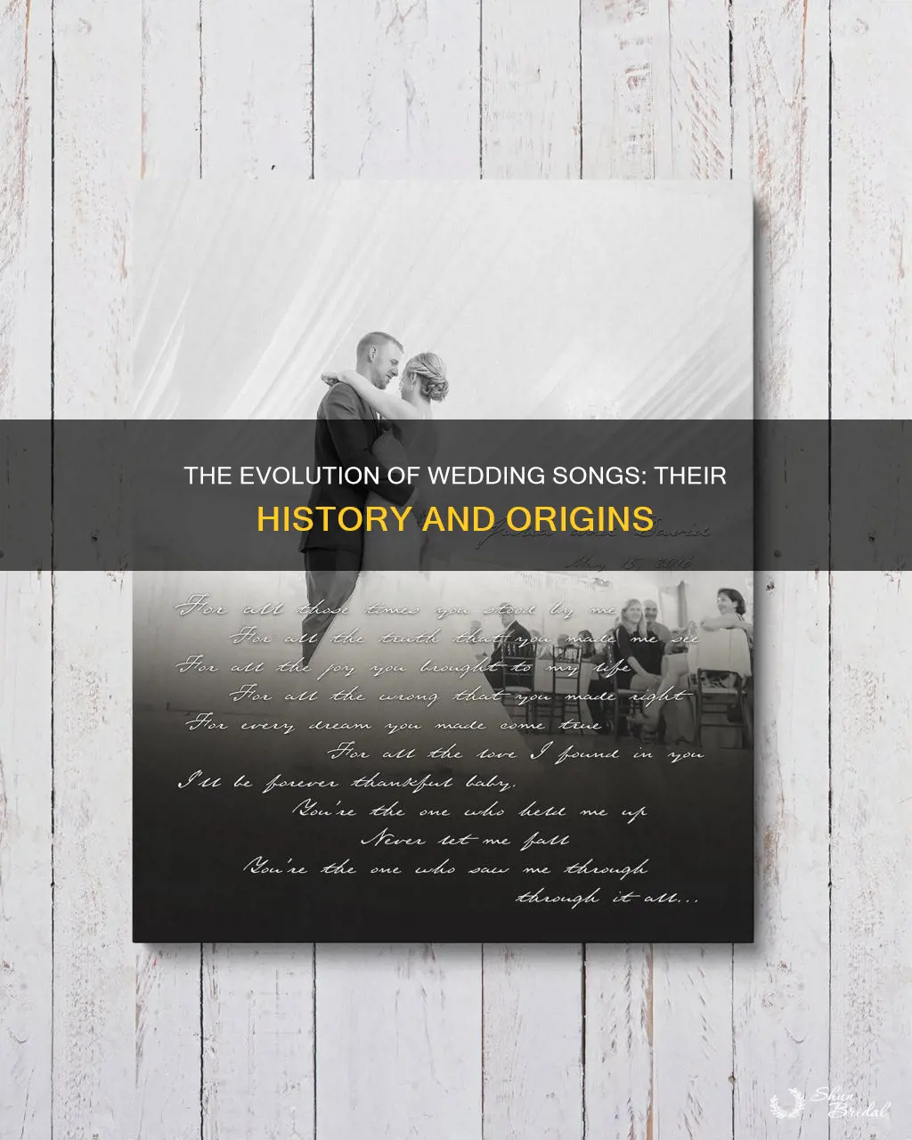 where does the wedding song come from