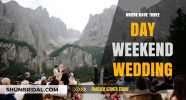 Three-Day Weekend Wedding Destinations: Where to Celebrate in Style
