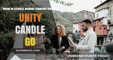 Catholic Wedding Unity Candle Placement: A Guide to the Ceremony