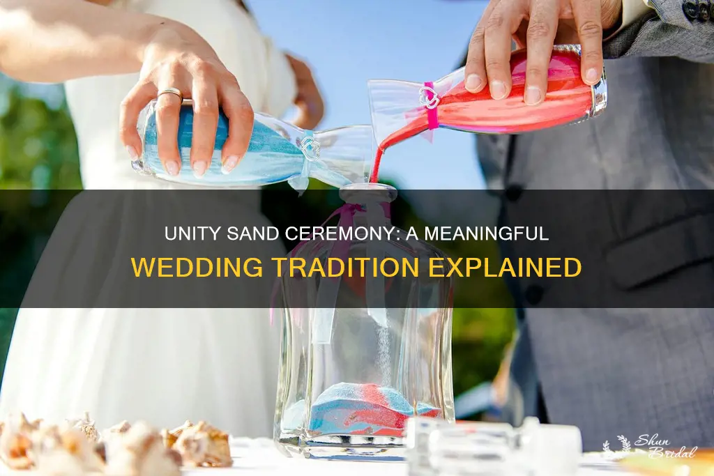 where in the wedding is unity sand done