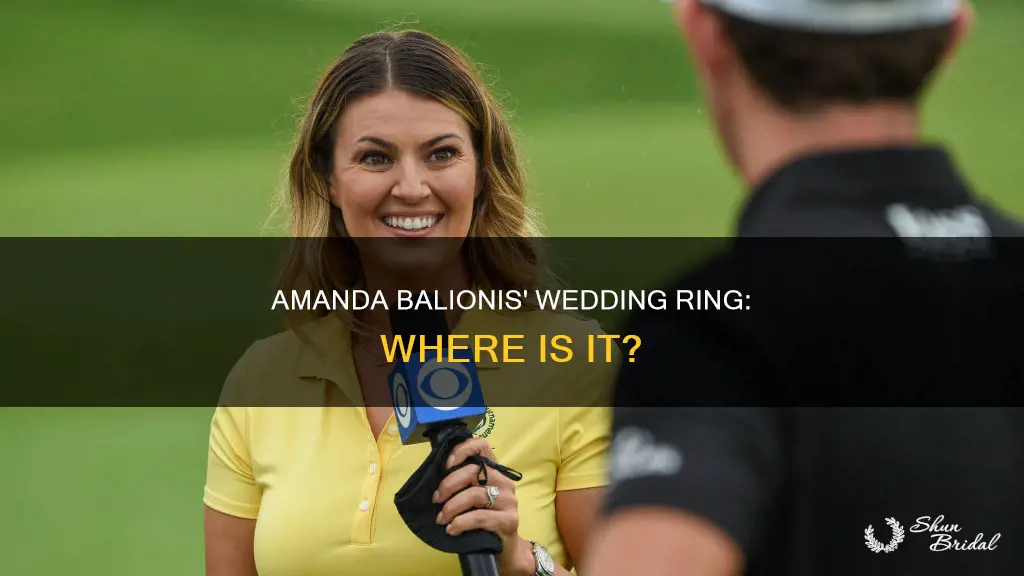 where is amanda balionis wedding ring