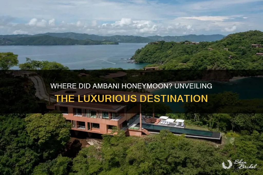 where is ambani honeymoon
