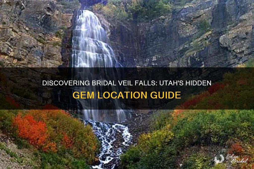 where is bridal veil falls in utah