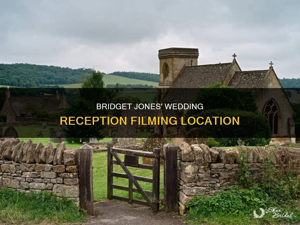 where is bridget jones wedding reception filmed