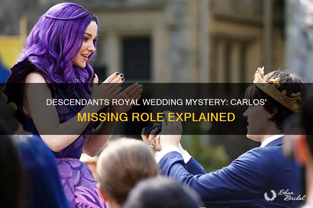 where is carlos in descendants royal wedding
