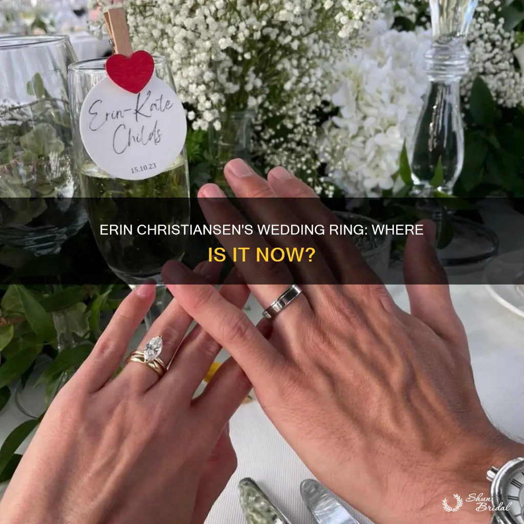 where is erin christiansen wedding ring
