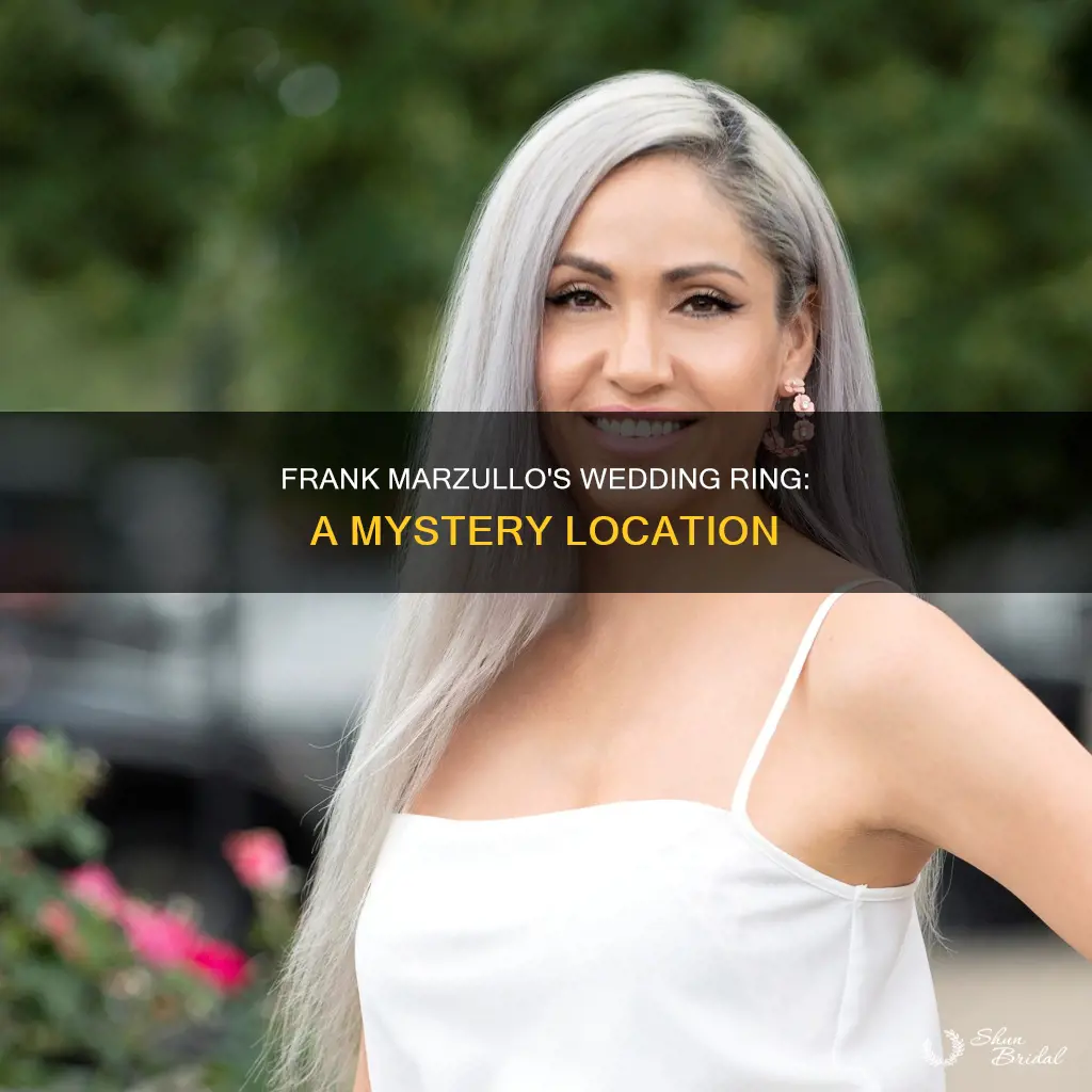 where is frank marzullo wedding ring