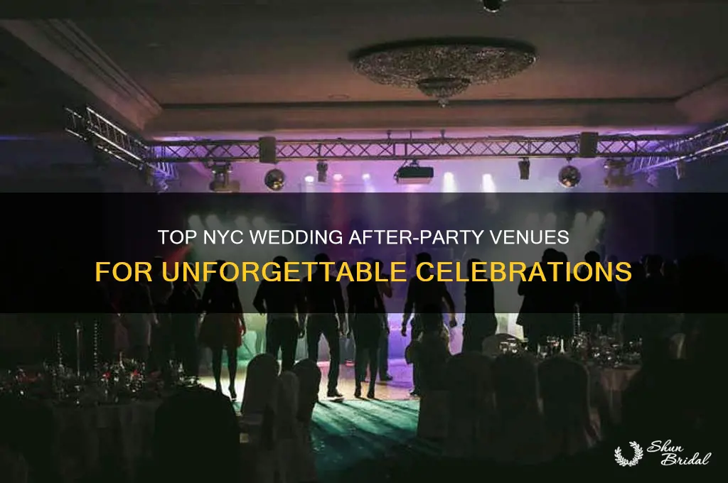 where is good for wedding after party in nyc