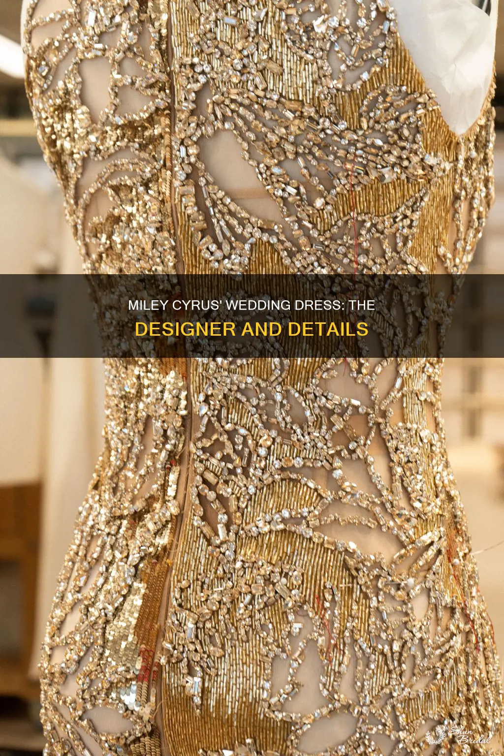 where is miley cyrus wedding dress from