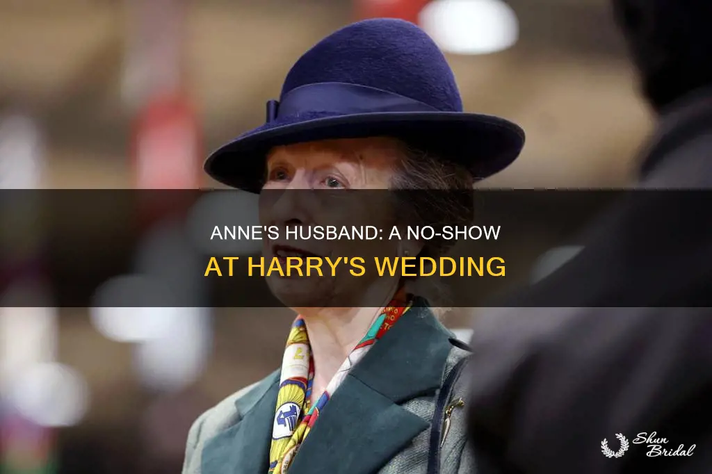 where is princess anne husband in prince harry wedding