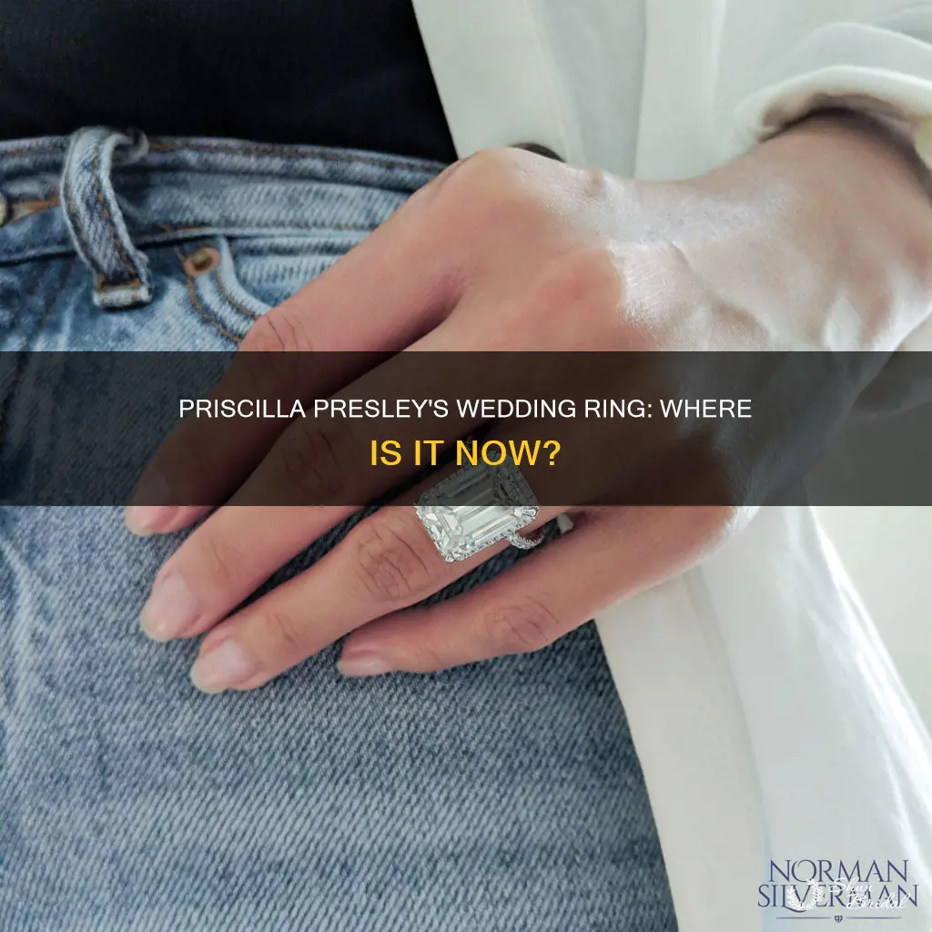 where is priscilla presley wedding ring