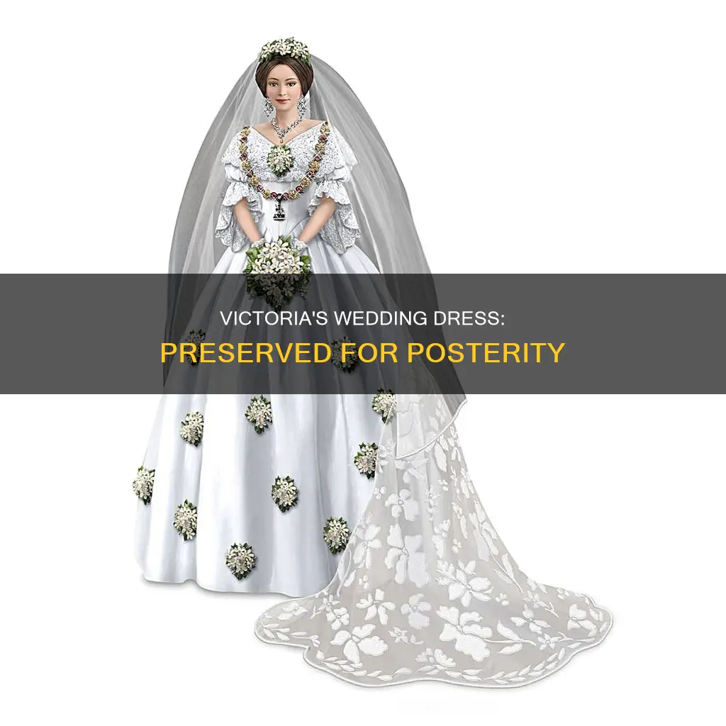 where is queen victoria wedding dress kept