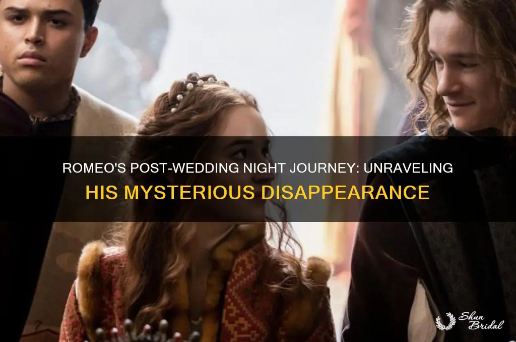 where is romeo to go after his wedding night