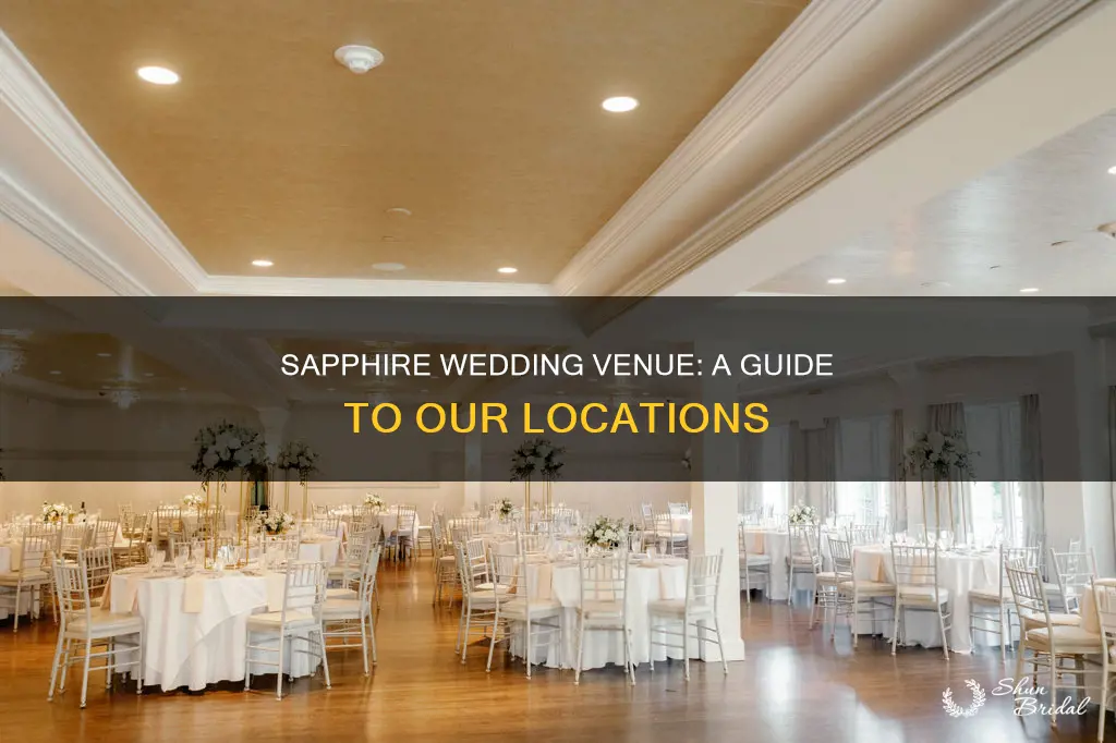 where is sapphire wedding venue