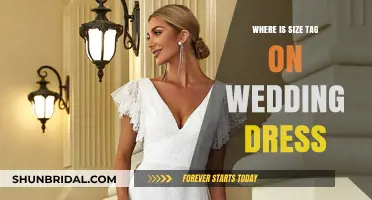 Finding Your Wedding Dress's Size Tag: A Guide