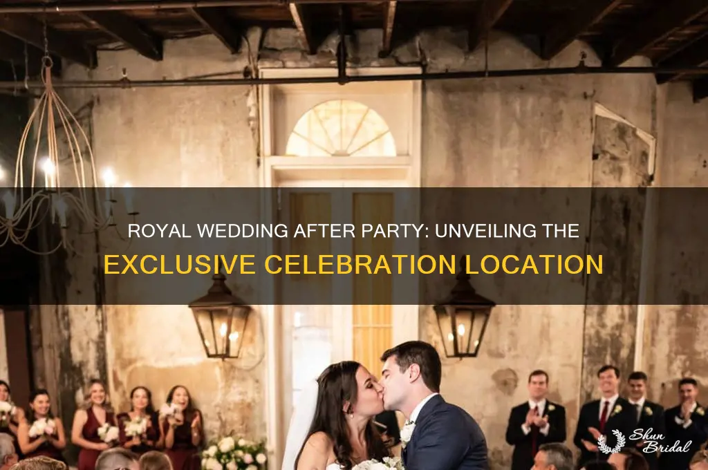 where is the after party royal wedding