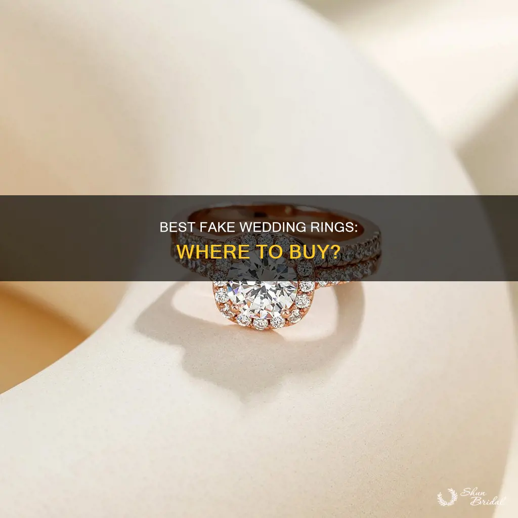 where is the best place to buy fake wedding rings