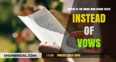 Bride's Texting Vows: A Modern Wedding Twist Gone Viral