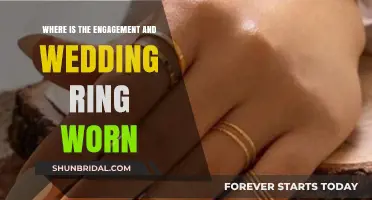 The Placement of Engagement and Wedding Rings