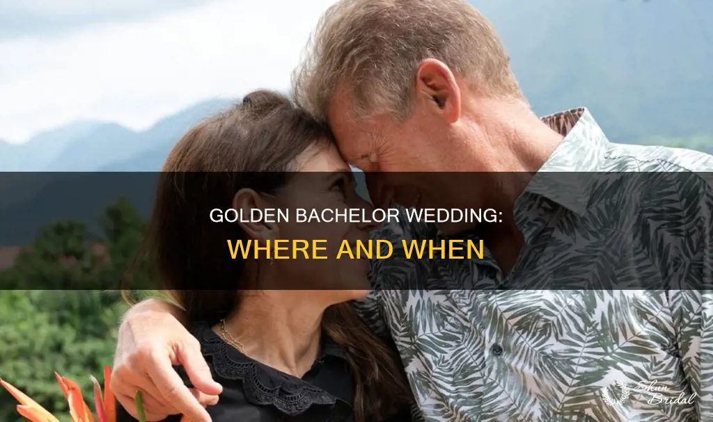 where is the golden bachelor wedding happening