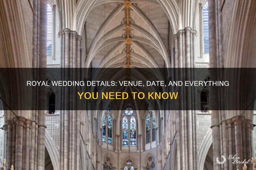 where is the royal wedding deets