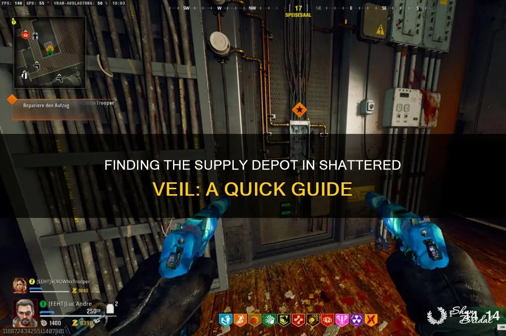 where is the supply depot in shattered veil
