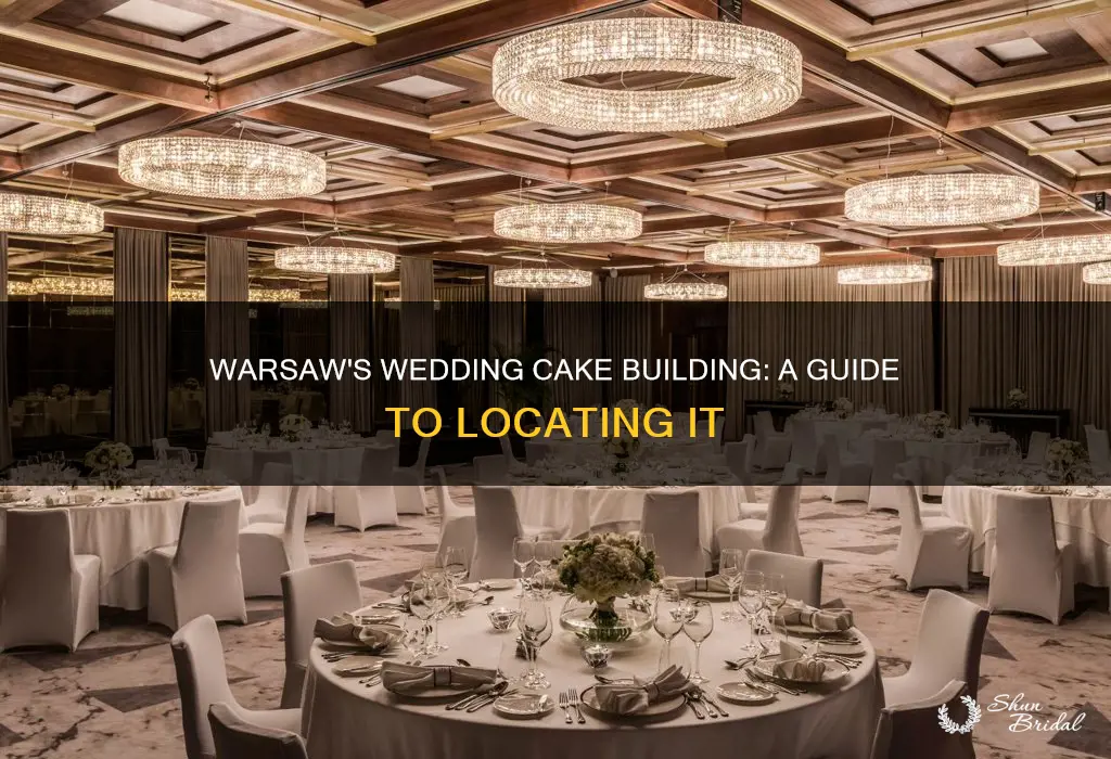 where is the wedding cake building in warsaw