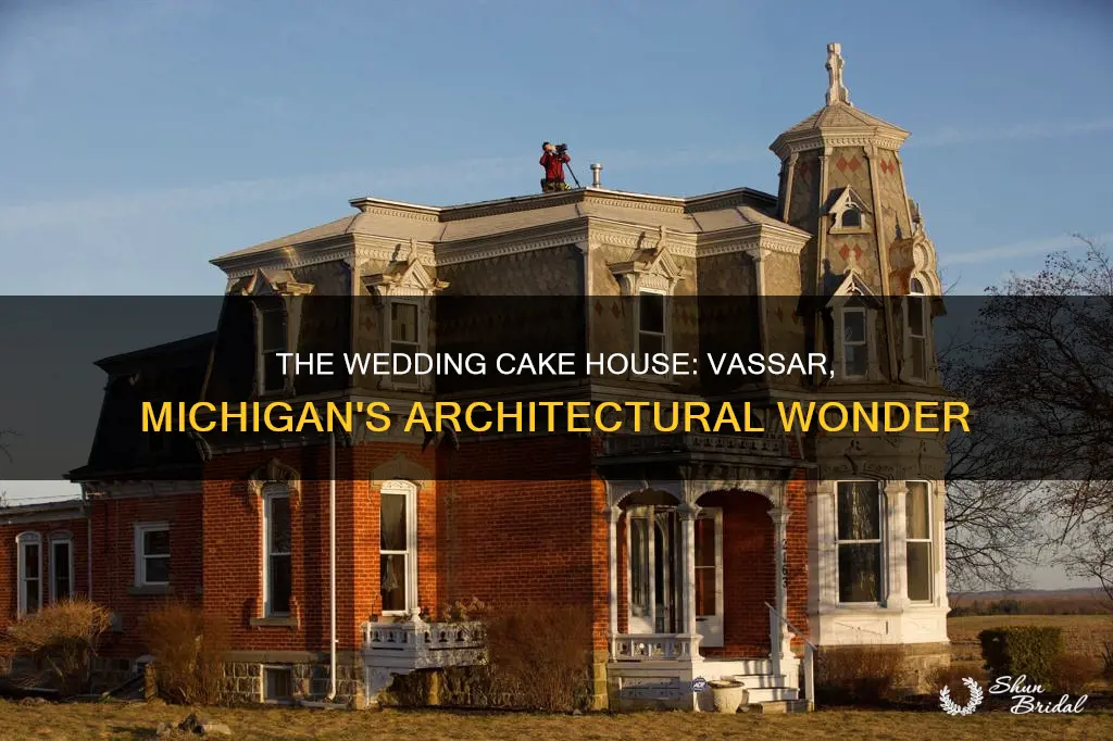 where is the wedding cake house in vassar mi