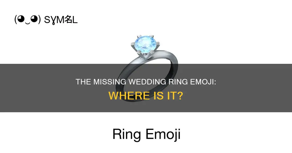 where is the wedding ring emoji