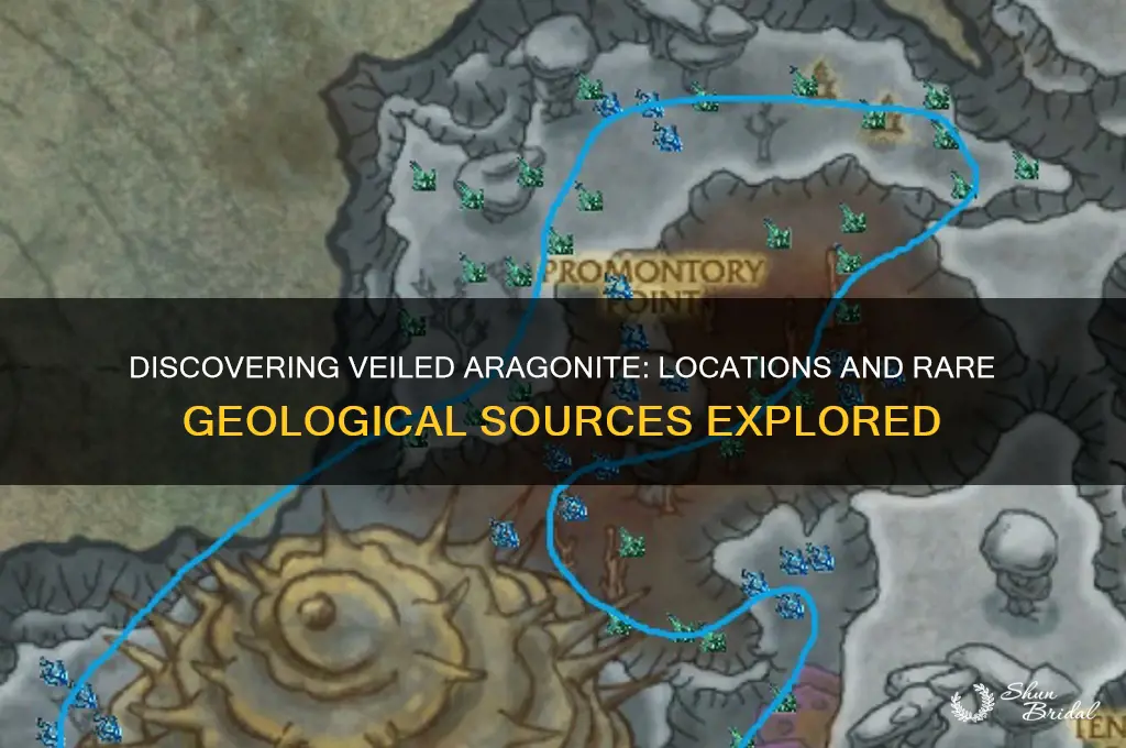 where is veiled aragonite found