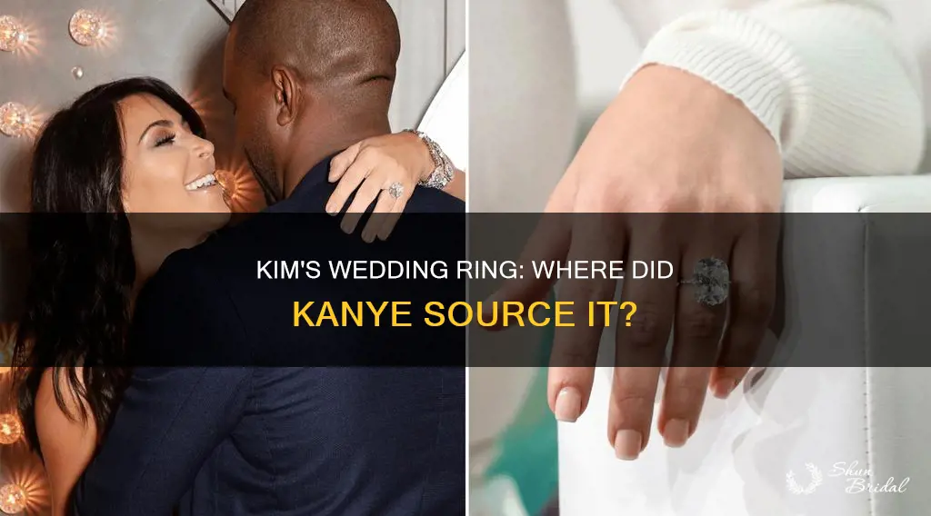 where kynae west bought kim wedding ring