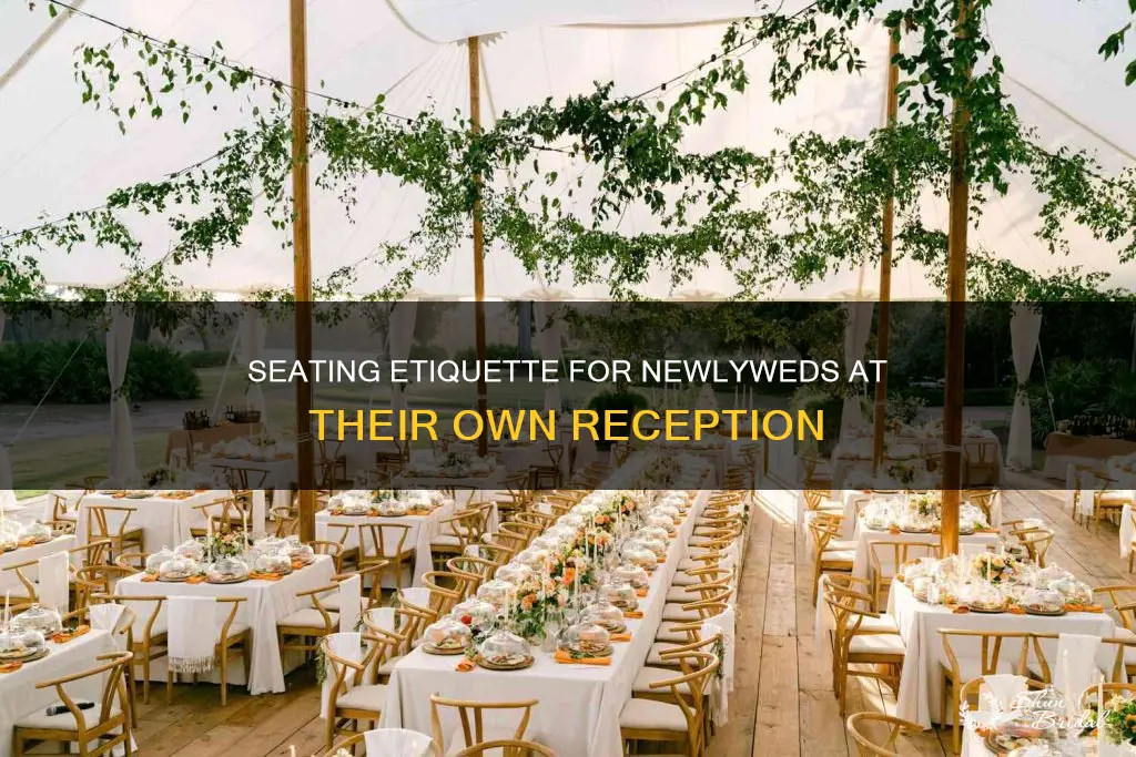 where newlyweds are typically seated at a wedding reception