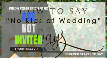 Wedding Invite Wording: No Kids Allowed, Please