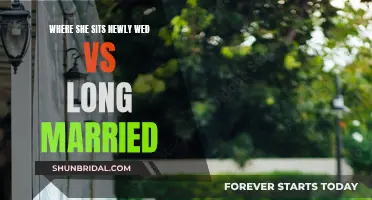 Wedded Bliss: Where She Sits, Then and Now