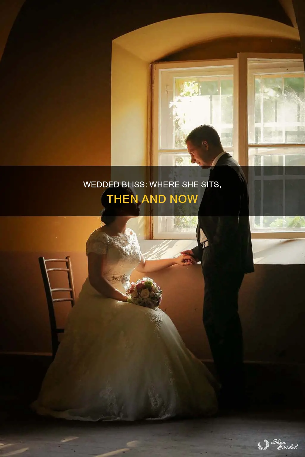 where she sits newly wed vs long married